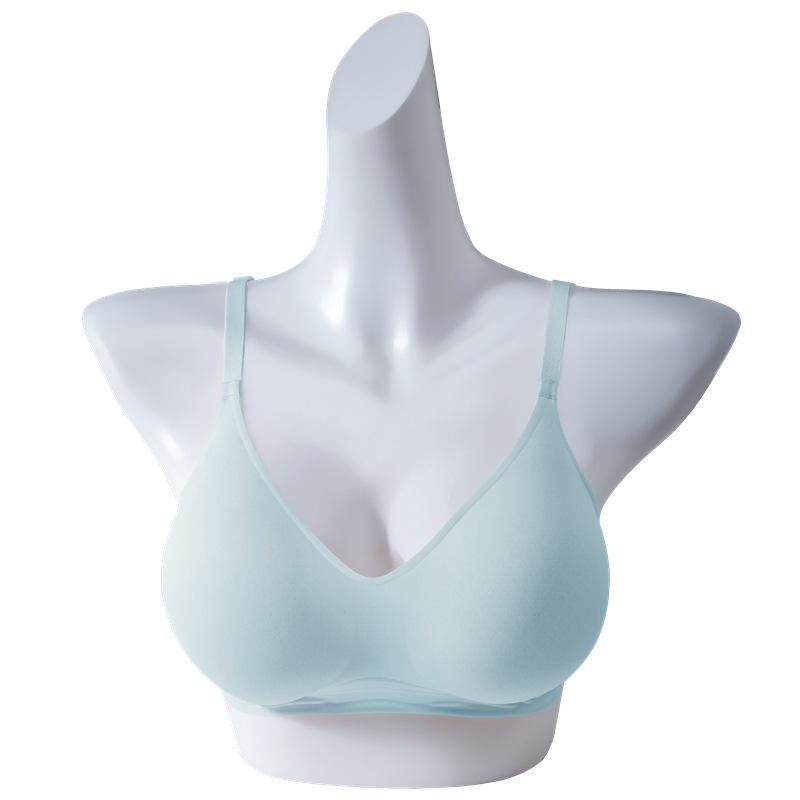 Jelly Seamless Women's Wireless Bra: Outward-Expanding, Supportive, Ideal for Small Chests, Available In Thick or Thin Styles