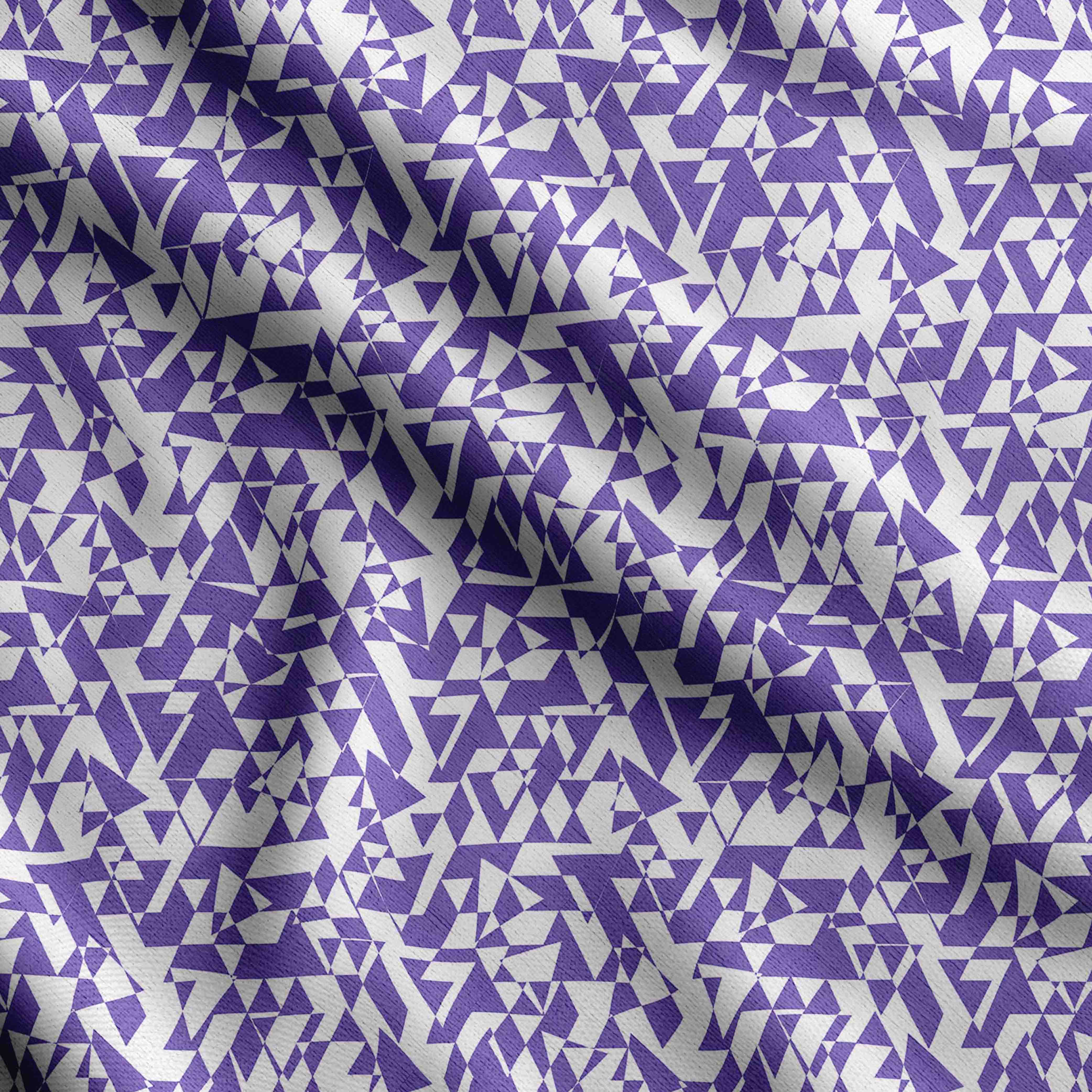 

Soimoi Geometrical Print, бавовняний кембрік, стьобальна тканина, продана The Yard шириною 42 дюйми, бавовняна тканина середньої щільності, 42 Inch Wide - Cotton Cambric Фіолетовий