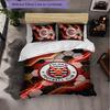 Set Biancheria da Letto Fulham Football 3 Pezzi Morbido Set Copripiumino con Federe Set Decorazione Camera da Letto per la Casa