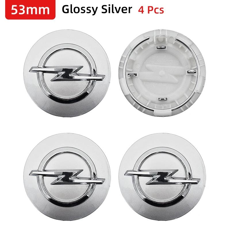 4pcs 53mm 100mm 110mm Car Wheel Center Hub Caps Cover Emblem For Opel Insignia Astra J F Antara Meriva Zafira Corsa Vectra OPC