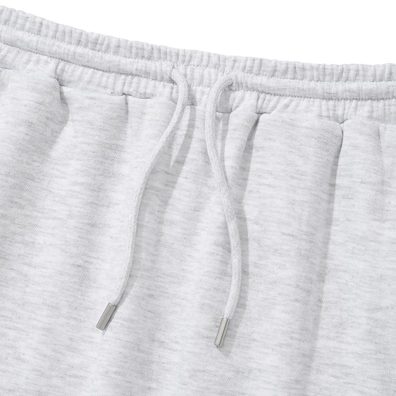 KIRSH Plain Jersey Long Skirt [Melange Grey]