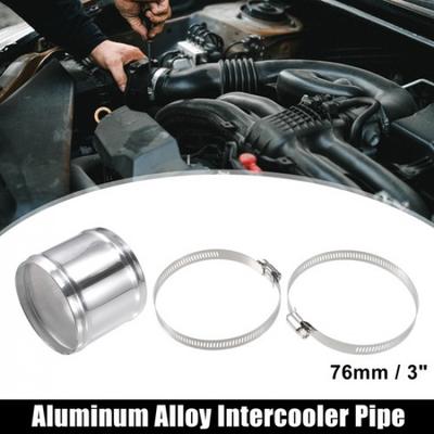 1Set OD 35" 89mm Length 3" 76mm Aluminum Alloy Tube Intercooler Pipe Straight