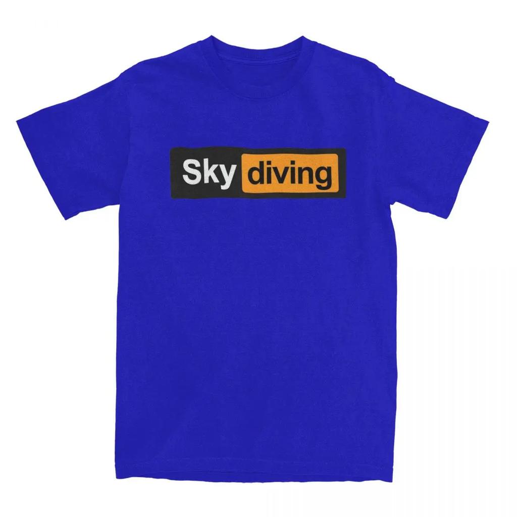 Funny Parachute Skydiving Merch Shirts for Men Women Skydive Lover Skydiver Vintage  Printed Cloth