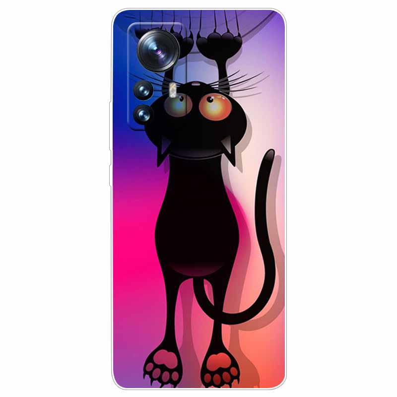 For Xiaomi 12T Pro 5G Case 12 T Cat Space Soft TPU Clear Silicone Funda Cases for Xiaomi 12T 5G Cover 12TPro Shockproof 2022