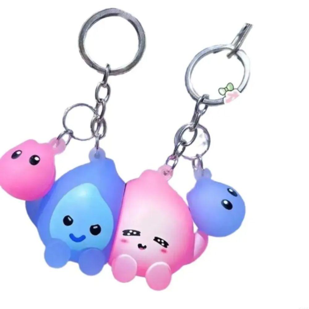 Luminous Magnetic Key Holder Magnetic Suction Couple Keyring Fashion Key Ring Rack Couple Use