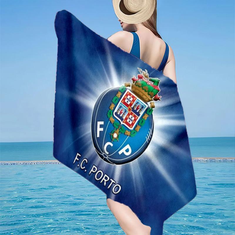 Conception de l'emblème du FC Porto. Serviette de plage, Séchage rapide, Facile d'entretien, À utiliser aussi bien pour le fitness que pour les vacances à la plage, Essentiel de sport Cadeau pour fan