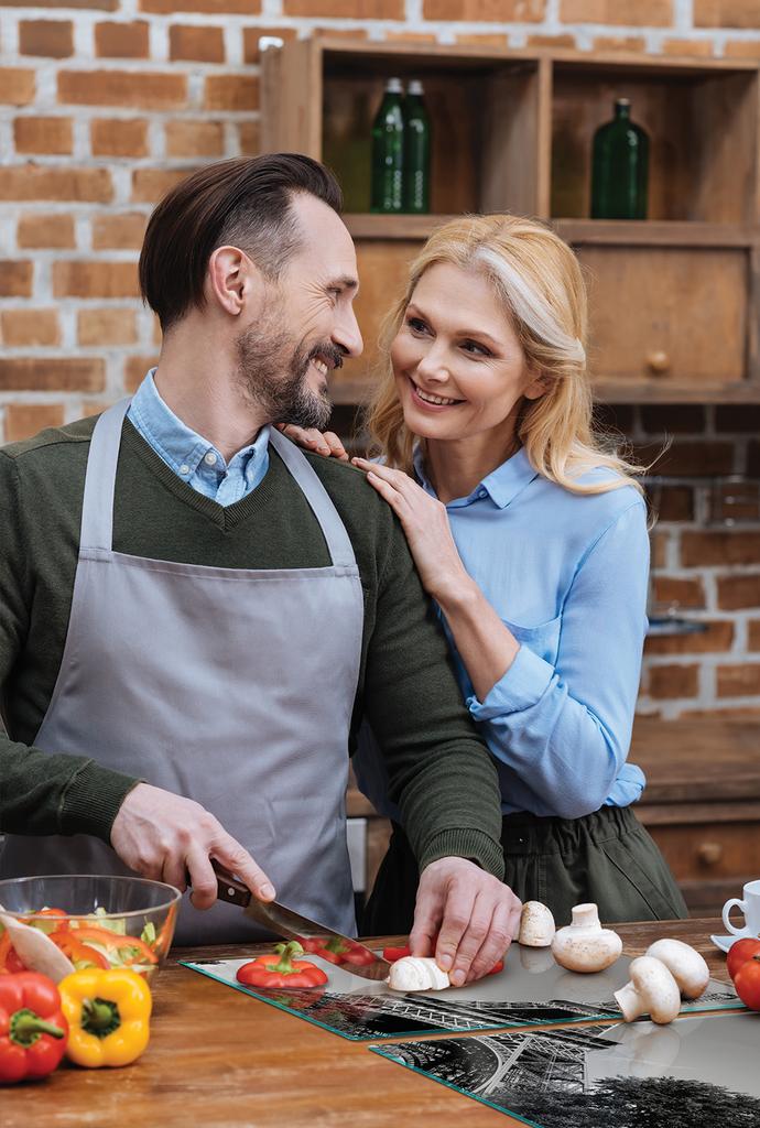 SZKLANA PŁYTA OCHRONNA NA KUCHENKĘ 90x52 PARYŻ