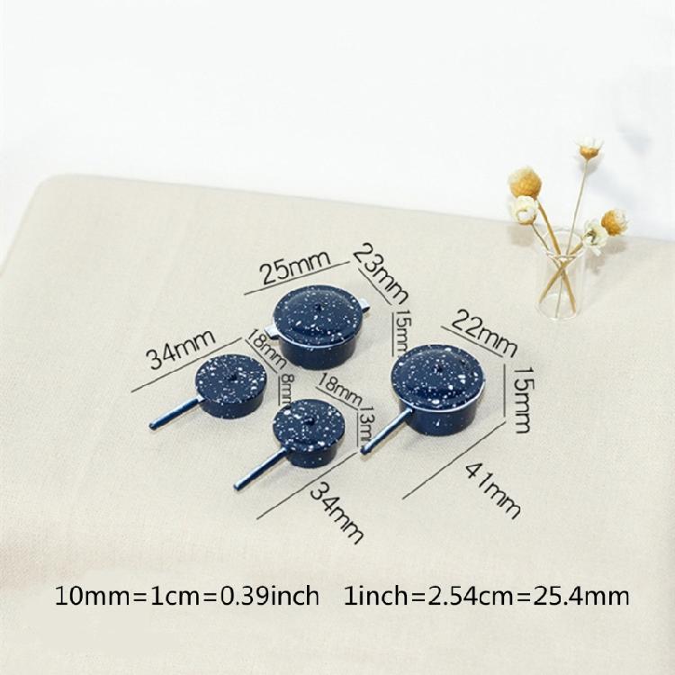 Cute Realistic Dollhouse Miniature Pan with Cover Toy Pretend Play Accessories