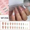 Leopard Print Shiny Press On Nails Sweet Cool Style Women