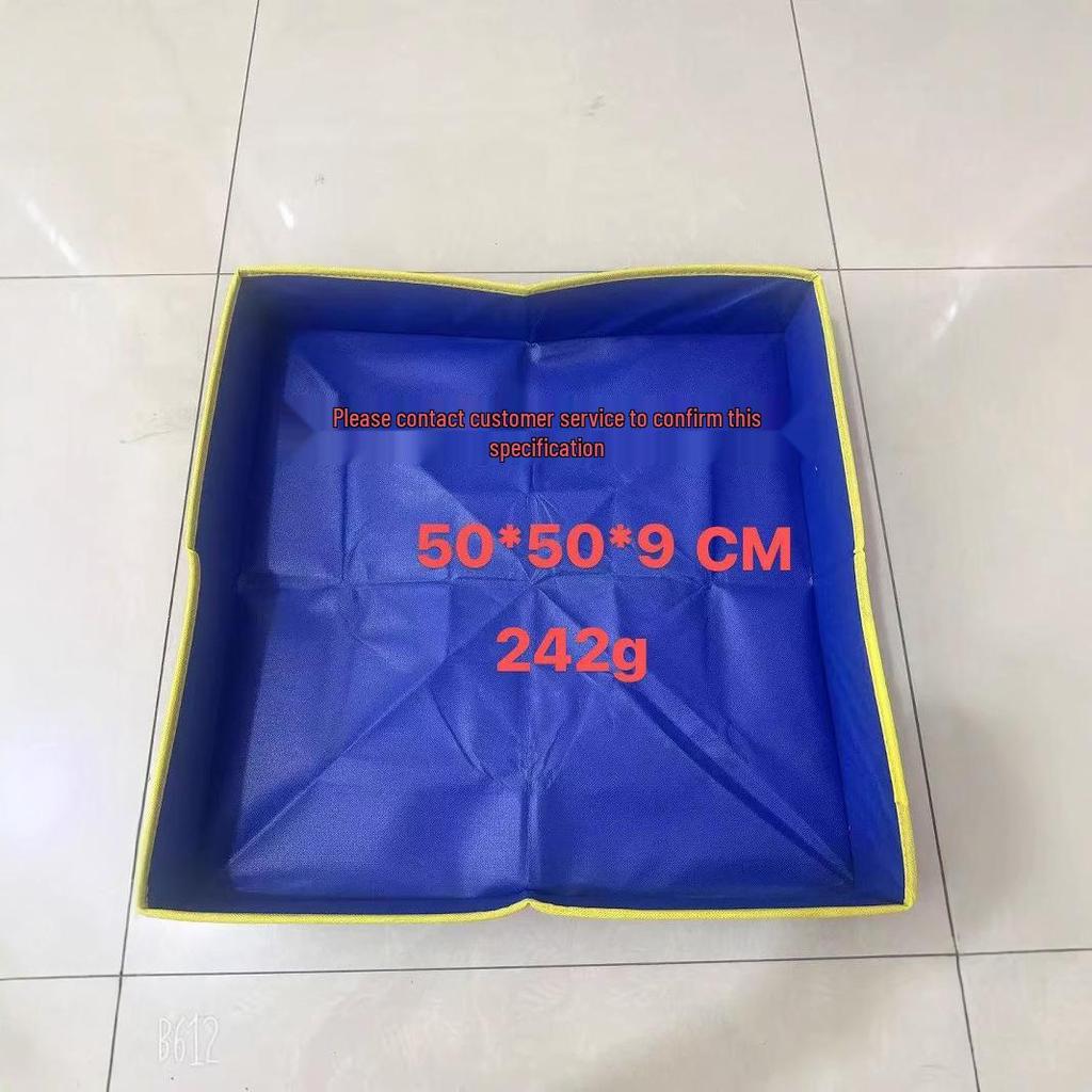 Children's Space-Themed Foldable Sandbox with Non-woven Storage