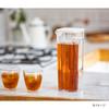 CAINZ Cold Water Cold Water Bottle with Handle that Get in the Wide Mouth Fits in Door Good Design Tea Barley Tea Barley Tea Jug Bottle, 1.2L, Doesn't