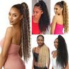 Long Curly Wavy Ponytail Hair Extensions Synthetic Drawstring Ponytail for Women - Wrap Around Style for a Natural Look Hair Accessories