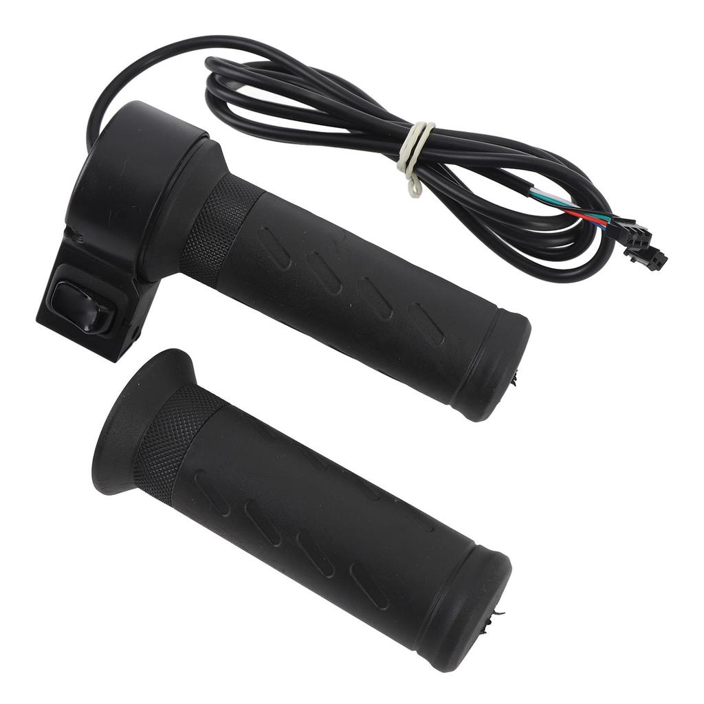 Electric Throttle Grip with Forward Reverse Switch Anti Slip Waterproofing Electric Cycle Twist Handlebar 1.6m Cable SM