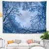Hot Sale Custom High Quality Snow Wall Hanging Hd Landscape 3D Printing Digital Printing Home Decoration Tapestry