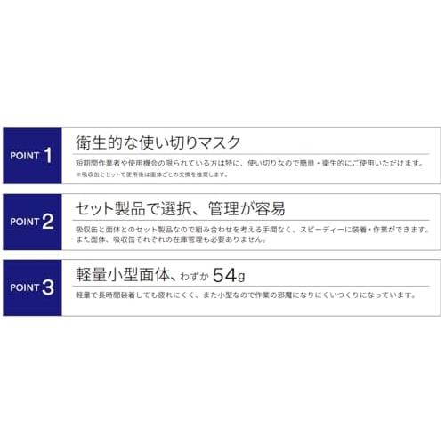 3M Gas Mask Paint Work Mask Set 1200/3311J-55-S1