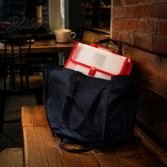 Dokumenten-Organizer-Tasche Aktenordner-Tasche Mit Verschluss-Schnalle Mit Griff Erweiterbar Wasserdicht Schulbedarf 800 Blatt Kapazität Ablage für