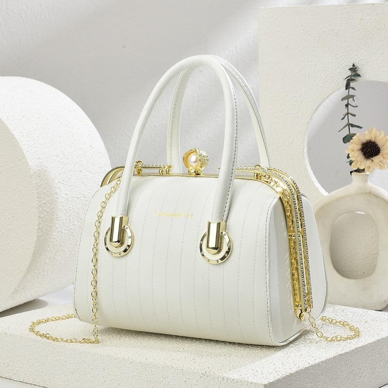 Retro Pu Leather Women's Handbag Fashi Girls Crossbody Shoulder Bag High-quality Exquisite Women's Bost Pillow Bag