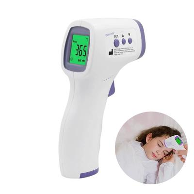 1pcs No-Contact Digital Infrared Thermometer, Forehead Thermometer for Adults and Kids, Fast Measurement, Fever Alarm and Memory Function