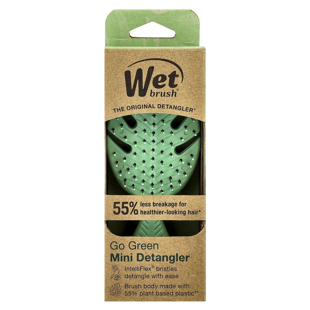 Go Green Mini Detangler, Green, 1 Brush
