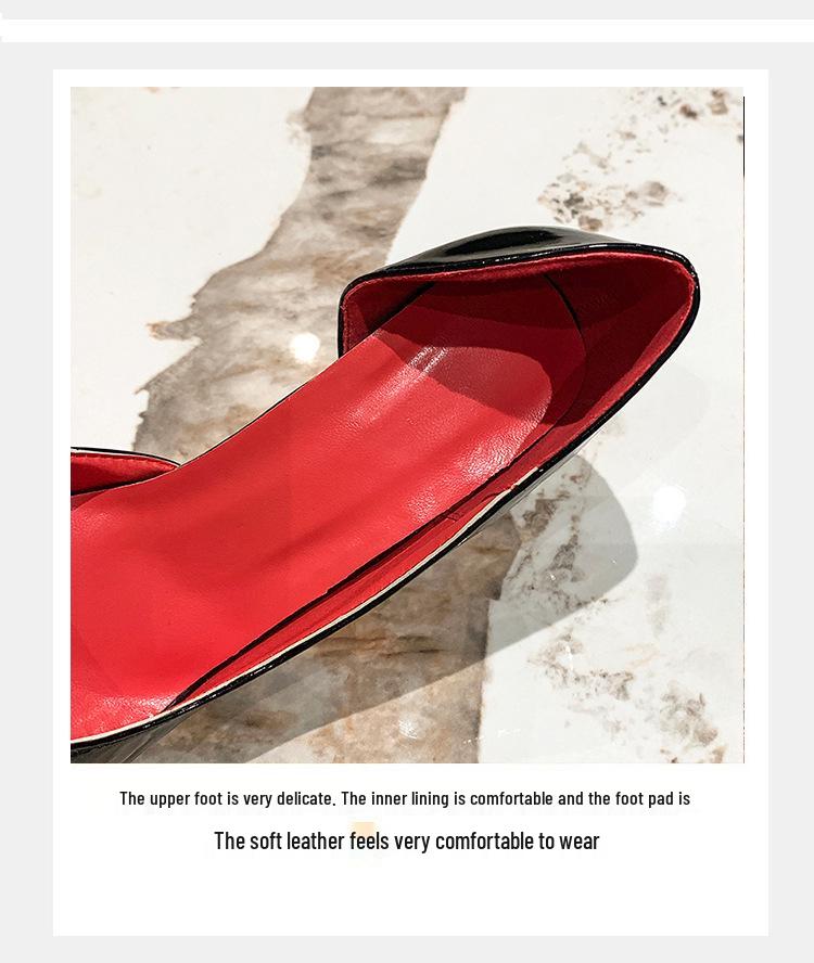 Large Size Red Bottom Stiletto High Heels, Pointed Toe, for Women and Transvestites (Size 34-44)