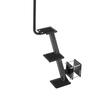 Boat Trailer Steps, 3-Step, Heavy-Duty Boat Trailer Steps with Handle, Non-Slip Surface, 3 Mounting Angle Options, Steel Ladder for 76.2 X 76.2/76.2 X
