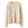 Women's Heavyweight Cashmere Loose Knit Sweater – Autumn/Winter New Style European Design
