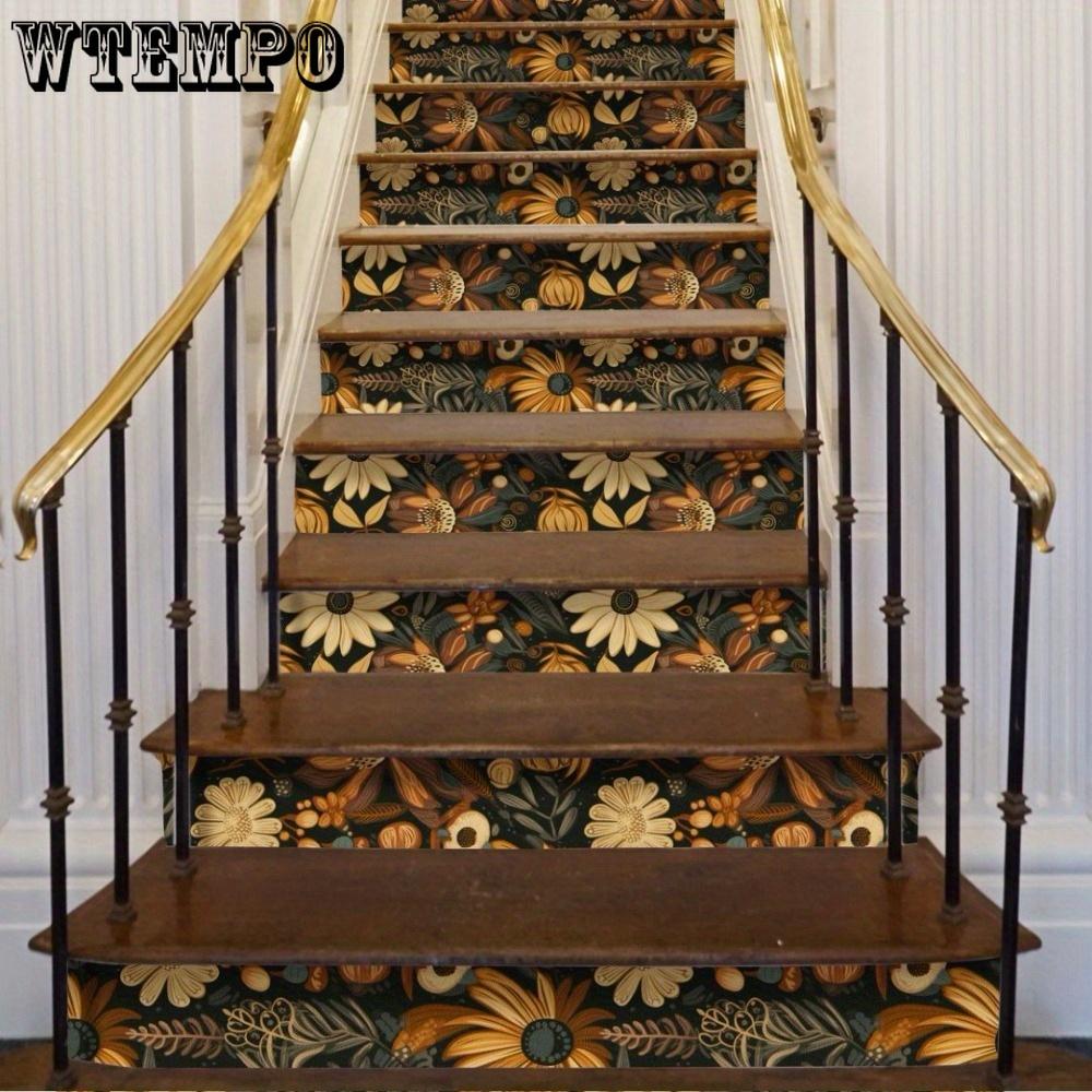 2 role Tapeta s listovým vzorem Olupovací a lepicí Tmavá květinová tapeta Vintage Samolepicí nálepka na zeď Odnímatelný kontaktní papír pro domácí dekorace Obývací pokoj