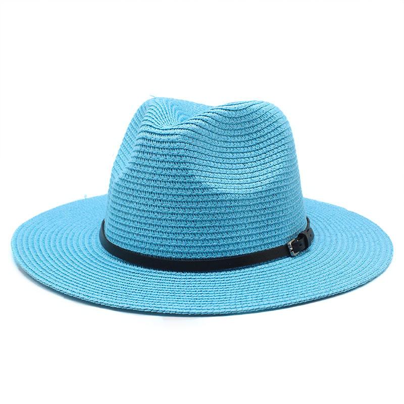 Summer Foldable Wide Brim Straw Hat For Men And Women With Sun Protection And Breathable Design For Beach And Outdoor Activities