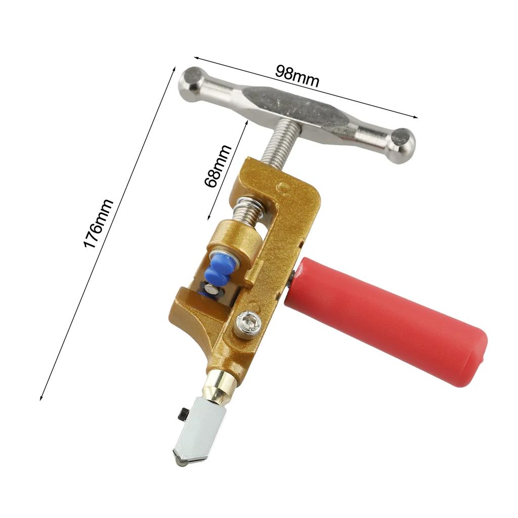 Ergonomic Cutting Tool Manual Tile Cutting Tool Blue Red Black Glazed Tiles Cutter Mirror Cutting Device Precise Cutting Machine
