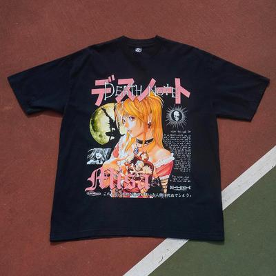 Death Note Anime Misa Amane Streetwear Short Sleeve Tshirt Anime Clothes Oversized T Shirt Unisex Clothing Graphic T Shirts