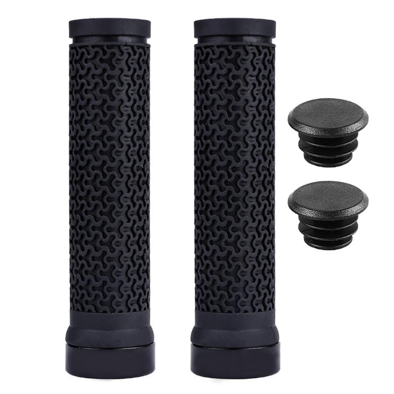 Bicycles Handle Bar Grips with Non-Slip Locking Rings Fit 22.2mm Bike Handlebar