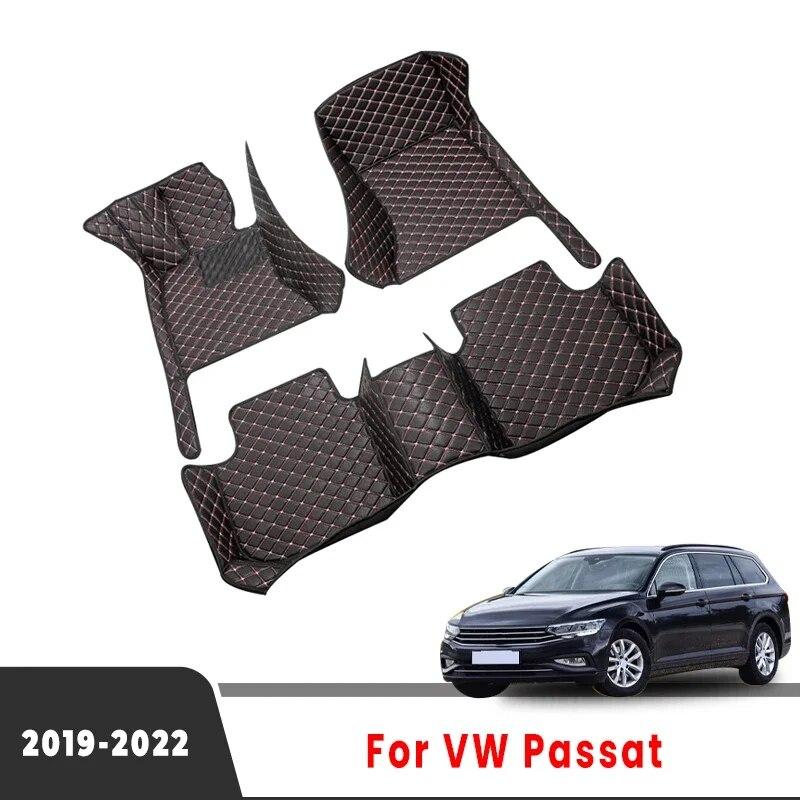 

Автомобильные коврики для VW Volkswagen Passat 2023 2022, автомобильный интерьерный ковер, Стайлинг, аксессуары, подушечки для ног на заказ