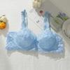 Lace Perspective Brassiere Women Sexy Lingerie Underwire Floral Bralette Plus Size Bras