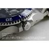 HYAKUICHI 101 No.1Z 20 ATM Water Resistant Diver's Watch with Ceramic Bezel (Blue and Black)