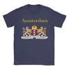 Amsterdam Maglietta in Cotone per Unisex Estate Stile Street T-shirt Harajuku Maglietta Oversize Abbigliamento Casual