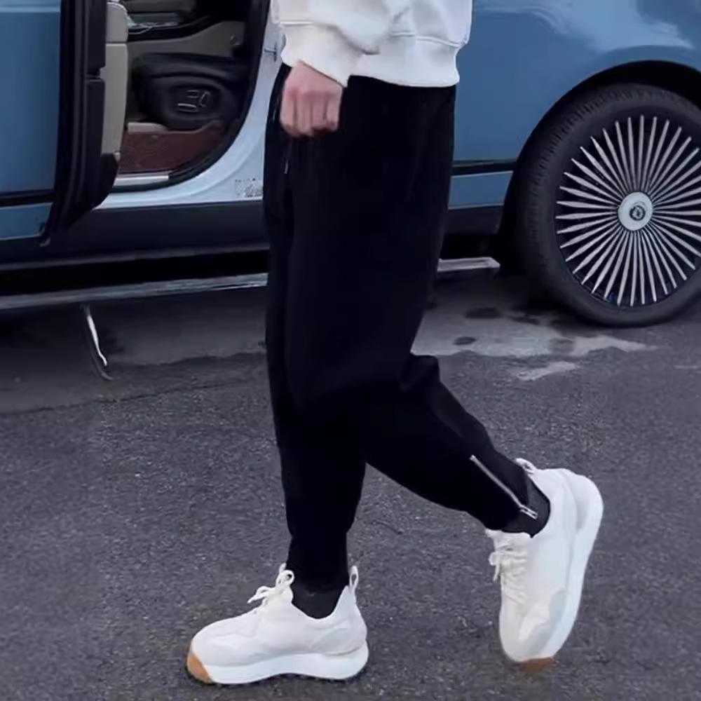 Autumn and winter new radish pants Internet celebrity loose sports casual pants trendy men solid color versatile Harlan sweatpants