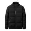 Casual new autumn and winter warm cotton-padded jacket loose velvet thickened winter flow cotton-padded jacket men