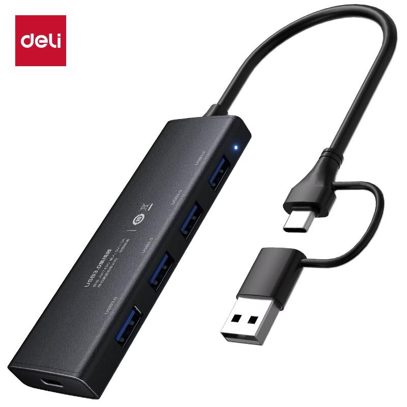 Deli AK743C USB-C/USB-A Multi-port Hub