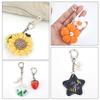 5/10pcs Lobster Clasp Key Ring Keychain C Shape Clasps Connector Hook For DIY Zircon Making Finding Key Chain Accessories