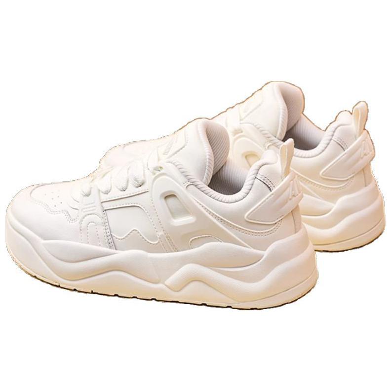 New Anta Anti Slip Wear Resistant Low Top Skateboard Shoes Men's White 912438009-1