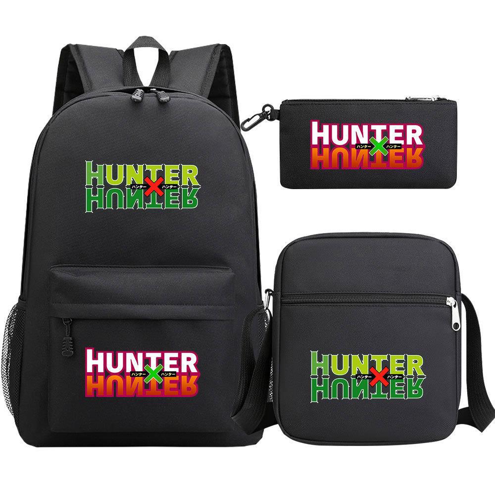 Animation, Full-Time Hunter, Young Students, School Bags, Men'S And Women'S Leisure Travel, Backpacks, Trendy Computer Bags