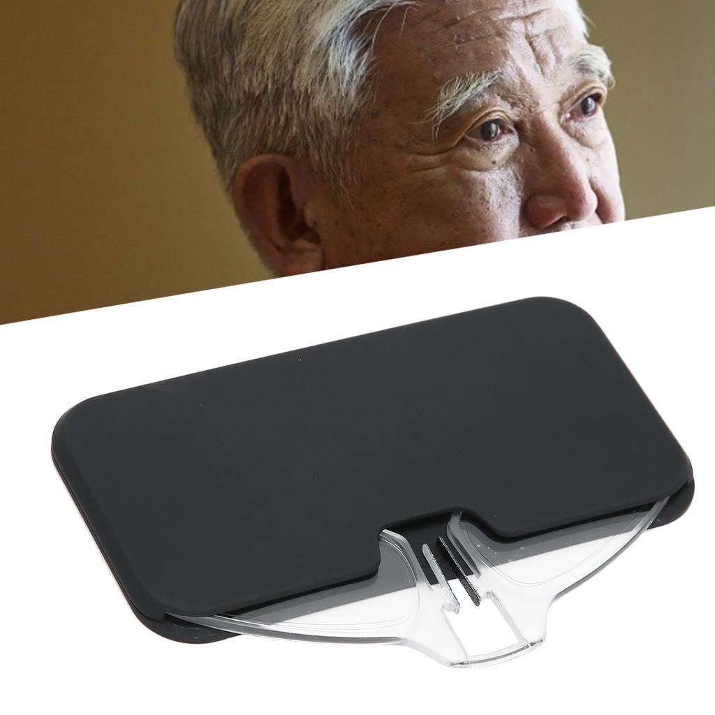 Portable Pince Nez Reading Glasses Elderly Stylish Clamp Nose Presbyopic Glasses