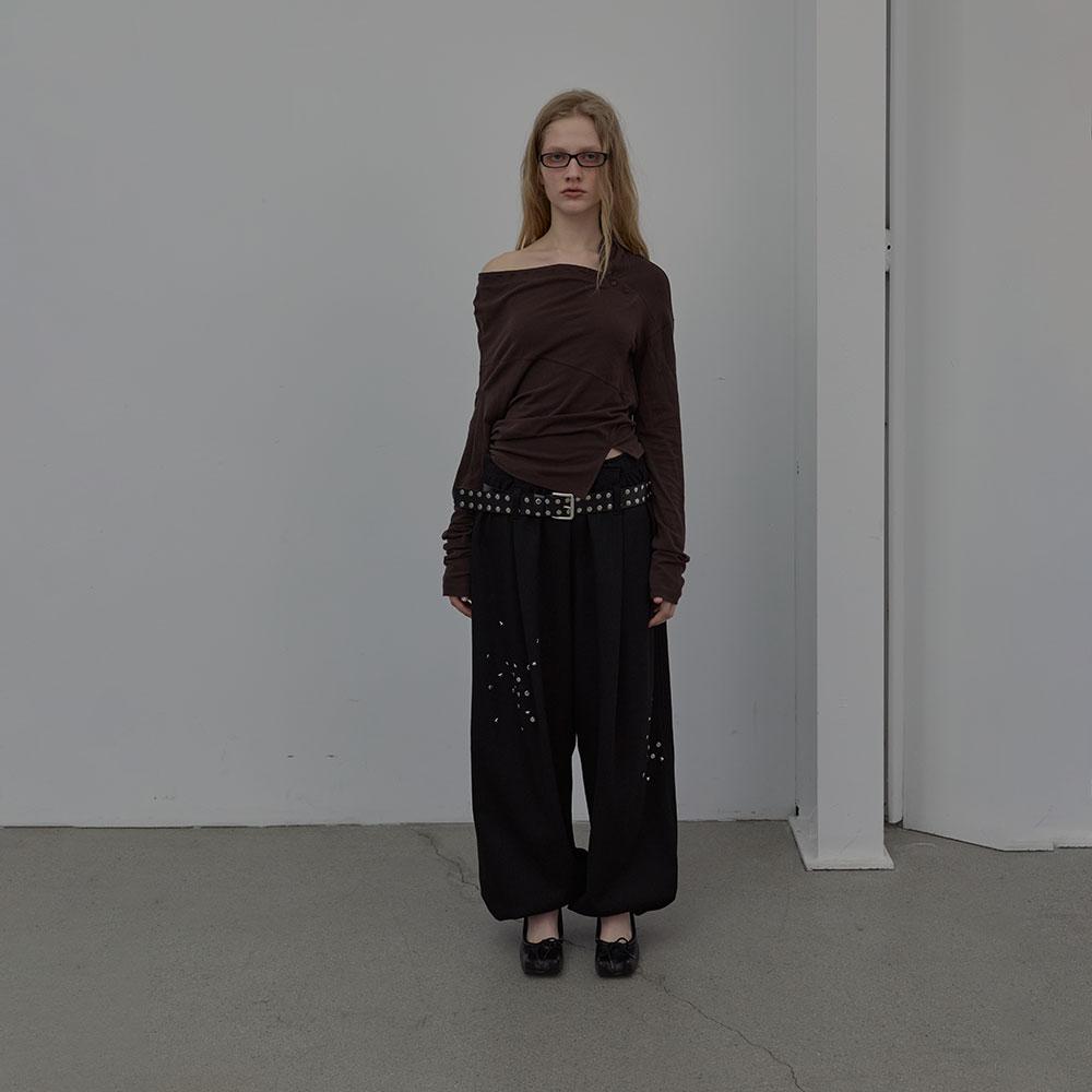 LCDC™ Sparkle Waffle Pants (Black)