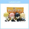Whimsical Chainsaw Man Shoulder To Shoulder Blind Box Figures Set Of Four Colorful Characters