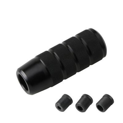 YourKit Schaltknaufverlängerung Aluminium Universell Auto ATV MT Schaltknauf Ersatzteile (Schwarz)