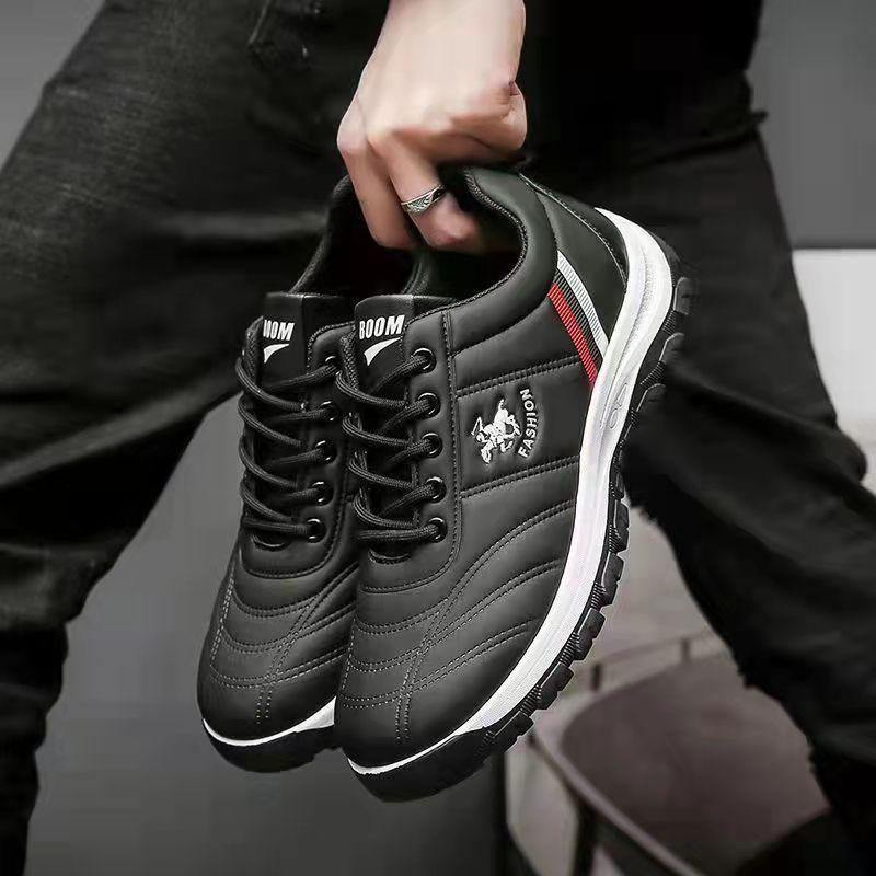 2025 new little white shoes casual sports breathable high sense retro men's platform shoes dad shoes foreign trade