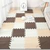 12PCS EVA Soft Splicing Mats Non-slip and Waterproof Solid Color Sports Mats for Fitness and Living Room Decoration