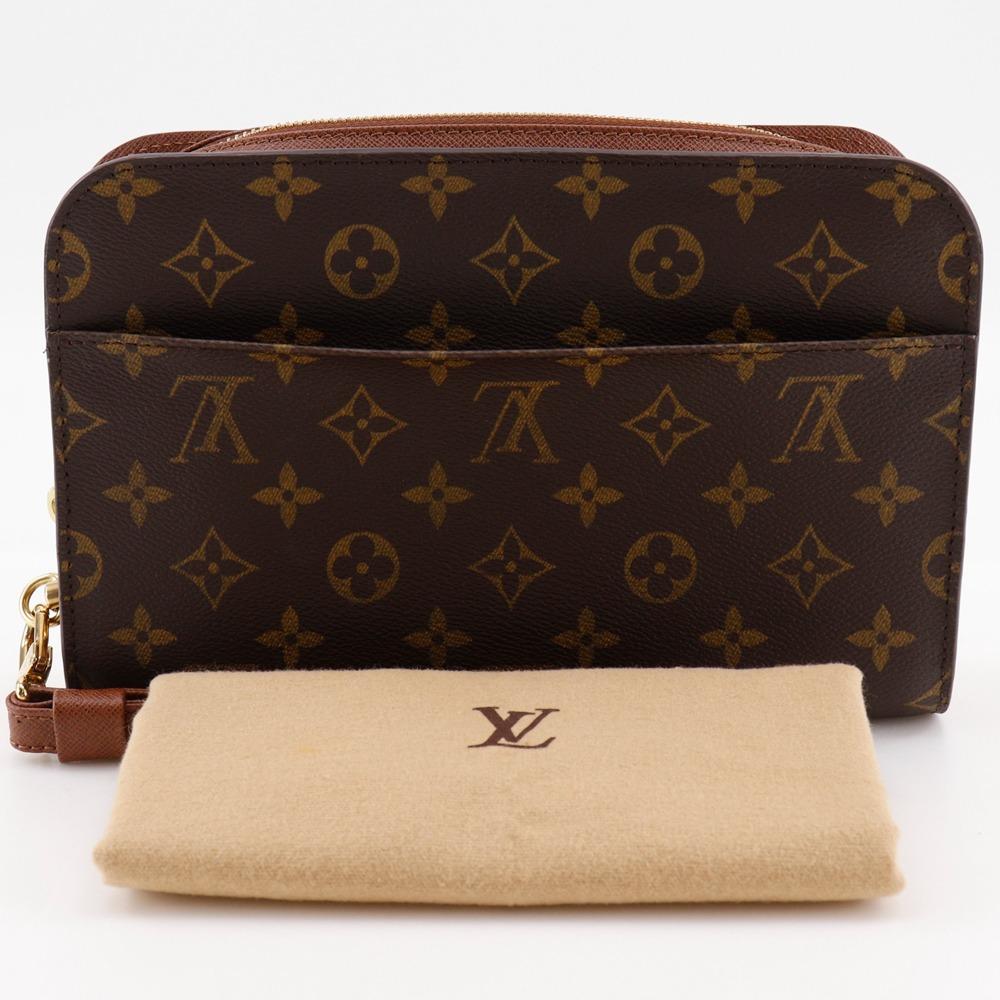 LOUIS VUITTON Orsay Business Bag M51790 Brown Monogram canvas mens Used