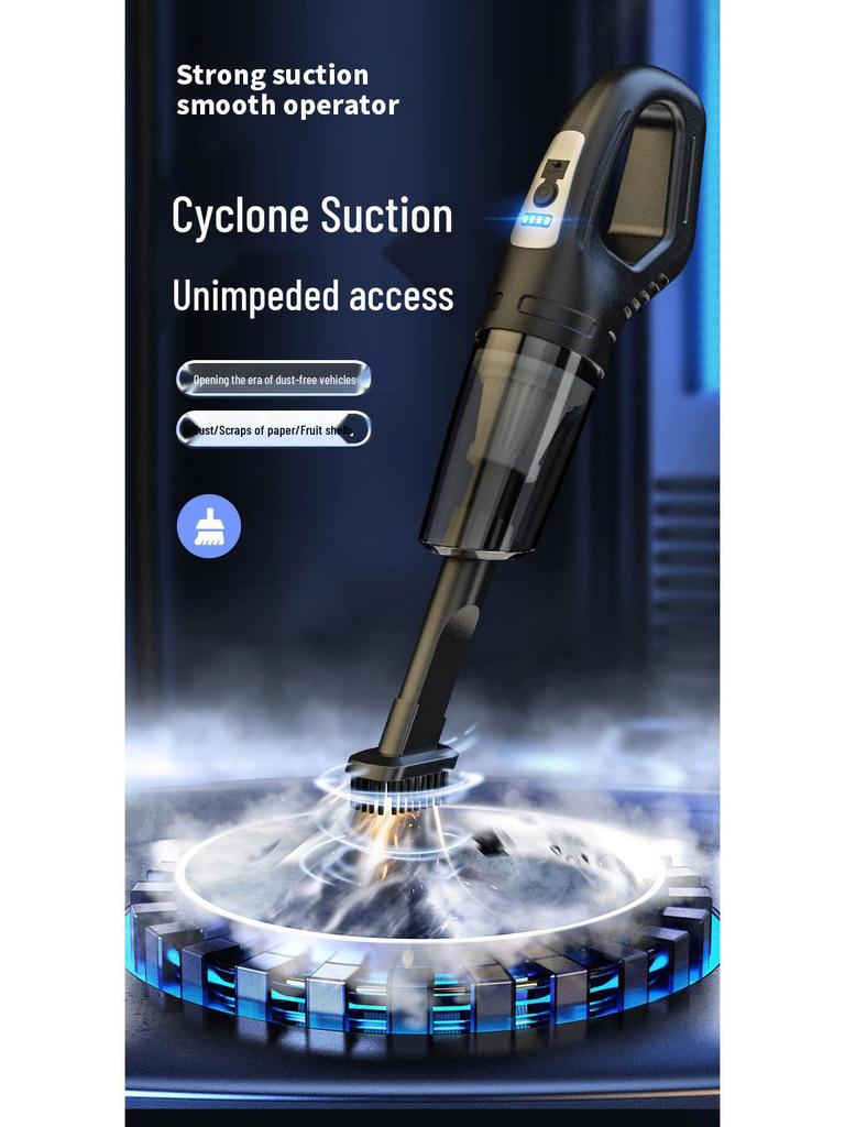 Aspirateur sans fil rechargeable à main: Aspiration puissante, compacte et double usage pour la voiture et la maison