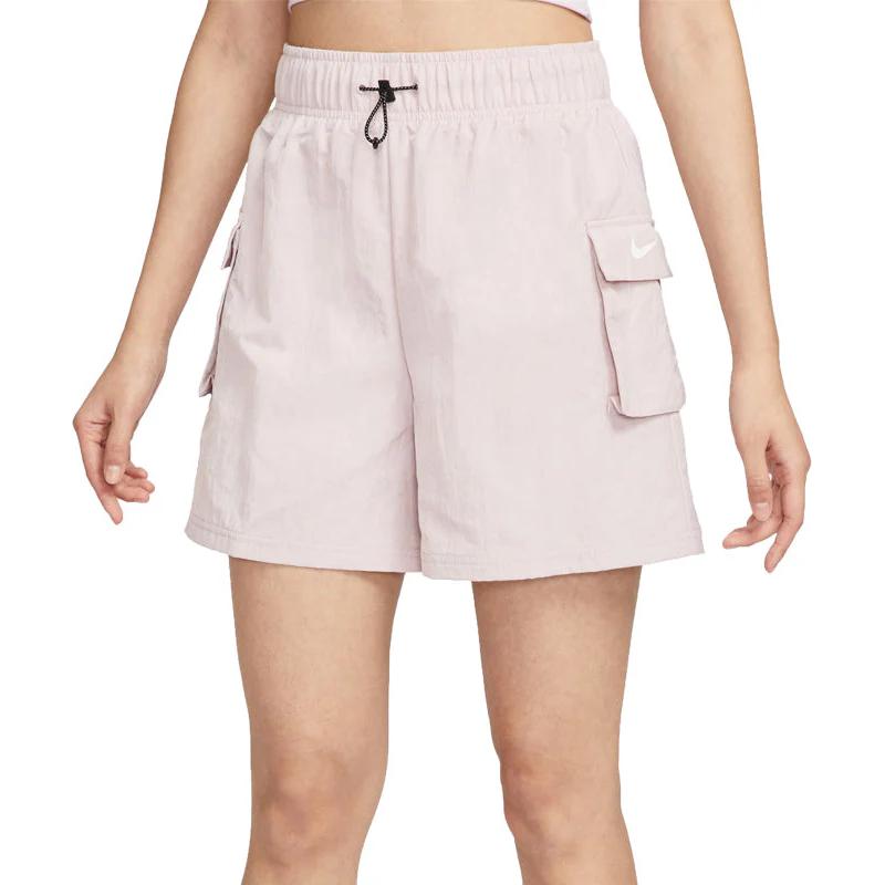 Nike Sportswear Essentials Casual Shorts Women's Gray Purple DM6248-019